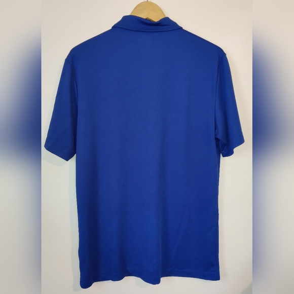 NFL Team Apparel Indianapolis Colts TX3 Cool Blue Polo Shirt Men's Size Large - Picture 4 of 4